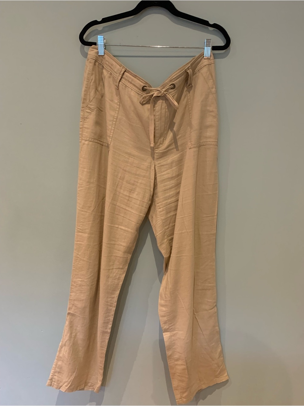Nine West Women’s Beige Drawstring Casual Pants